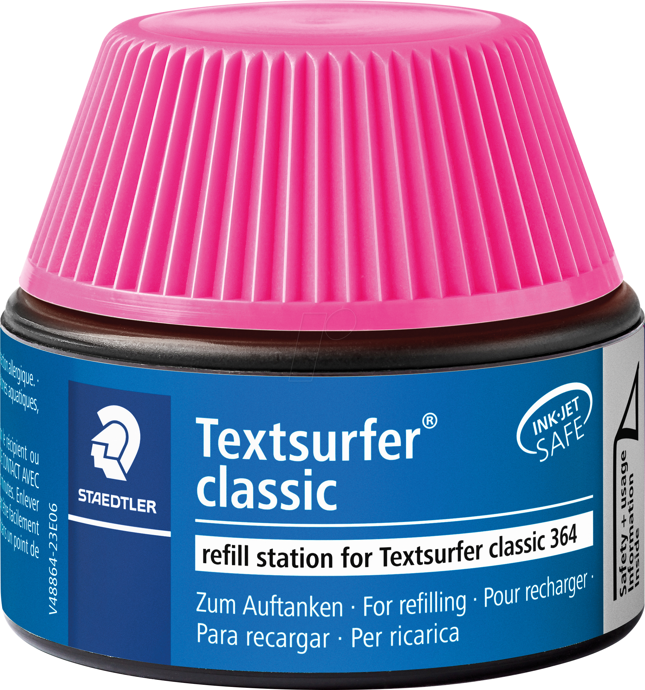 STAEDTLER 488640 - Nachfüllstation, Textsurfer 364, pink