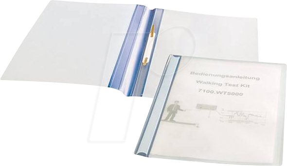 STX Q5710A41 - IDP-STAT® Schnellhefter DIN A4, blau / transparent, 25 Stk.