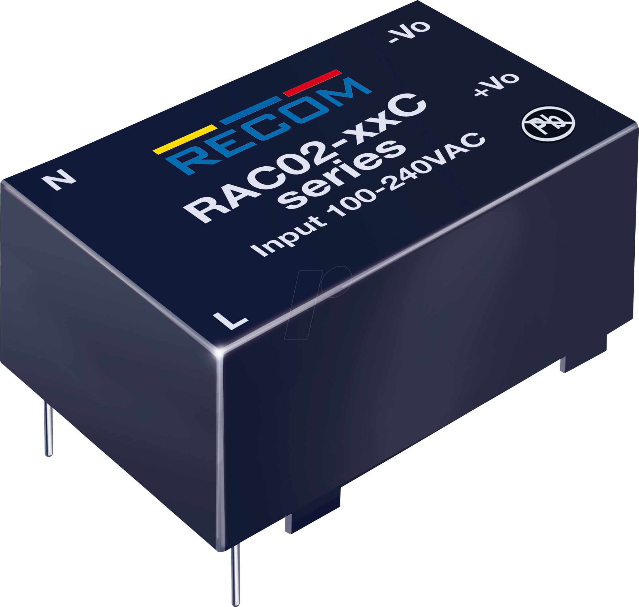 Thumbnail - RAC02-33SC - AC/DC-Wandler, 80 - 264 V AC, 3,3 V DC, Modul