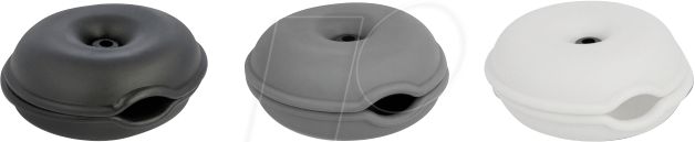 DELOCK 18334 - Kabelaufwickler rund Set 3 Stück