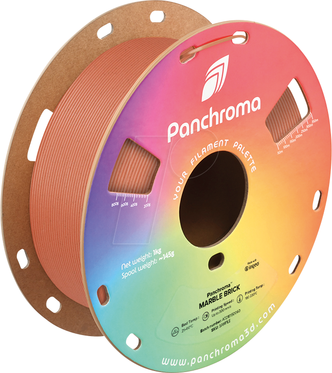 POLYMAKER CA4061 - Filament, Panchroma PLA, Marble Brick, 1,75 mm, 1 kg