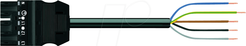 WAGO 771-9526-1 - WINSTA® MIDI Anschlussleitung, 5-pol