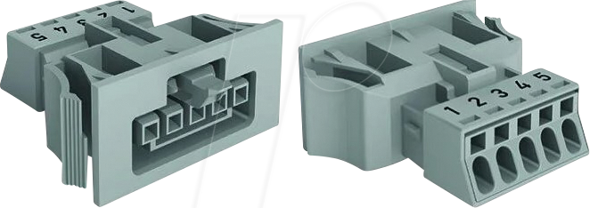 WAGO 890-745 - WINSTA® MINI Buchse, 5 polig