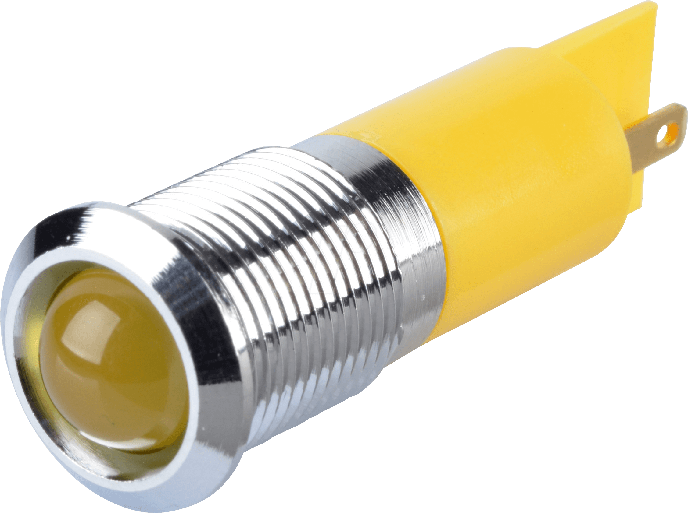 APM Q14P1C Y12E - LED-Signalleuchte, gelb, 12 V, Ø 14 mm, vorstehend, FASTON