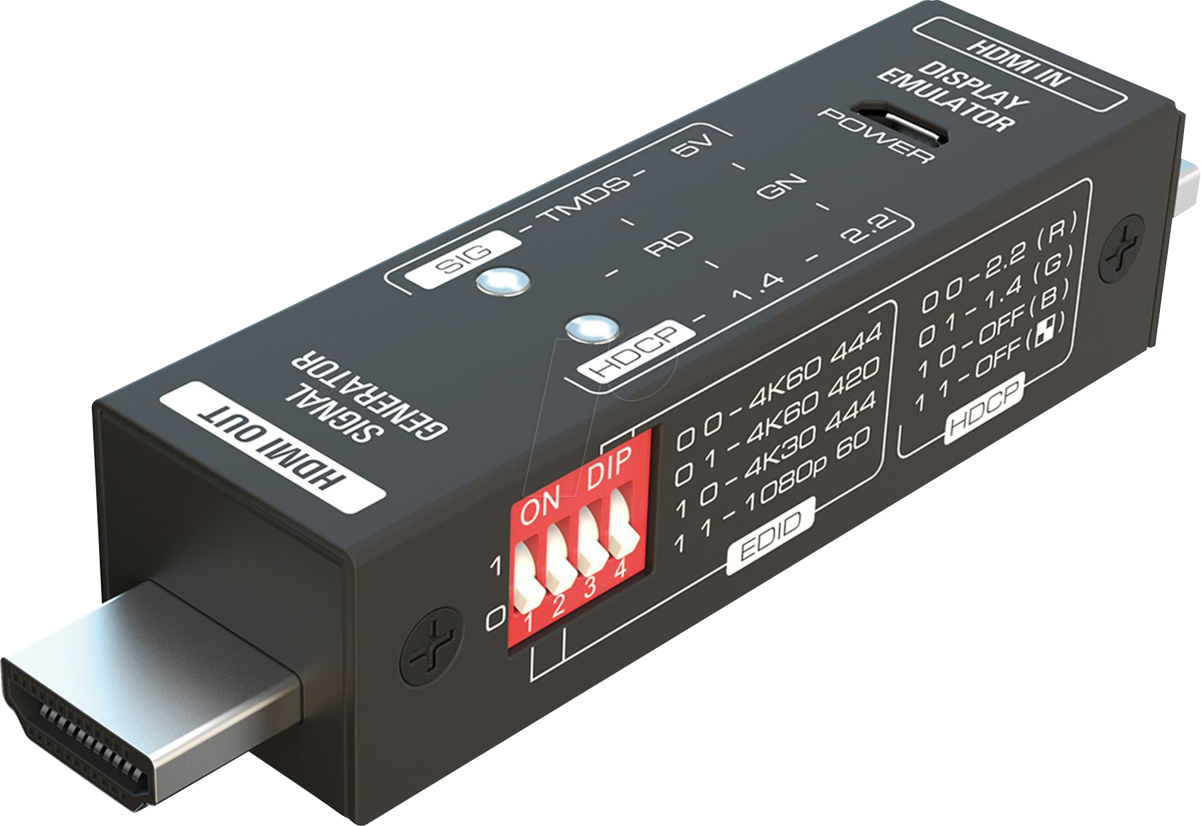 PURE PT-TOOL-100 - PureTools - HDMI EDID EMULATOR, 4K