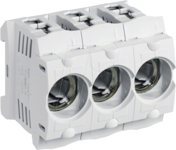 HAGER LD047 - Kunststoff-Sicherungssockel D01 E14 16A 3polig