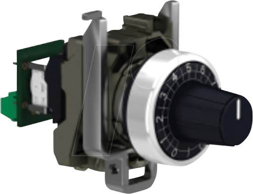 XB4BD912R4K7 - Potentiometer, Komplettgerät mit 4,7 kOhm-Widerstand, Metall