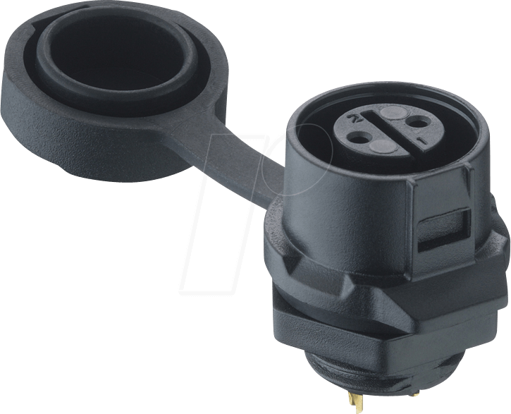 LUM 0270-06 - Quicklock-Einbaukupplung - Größe 12, 6 pol