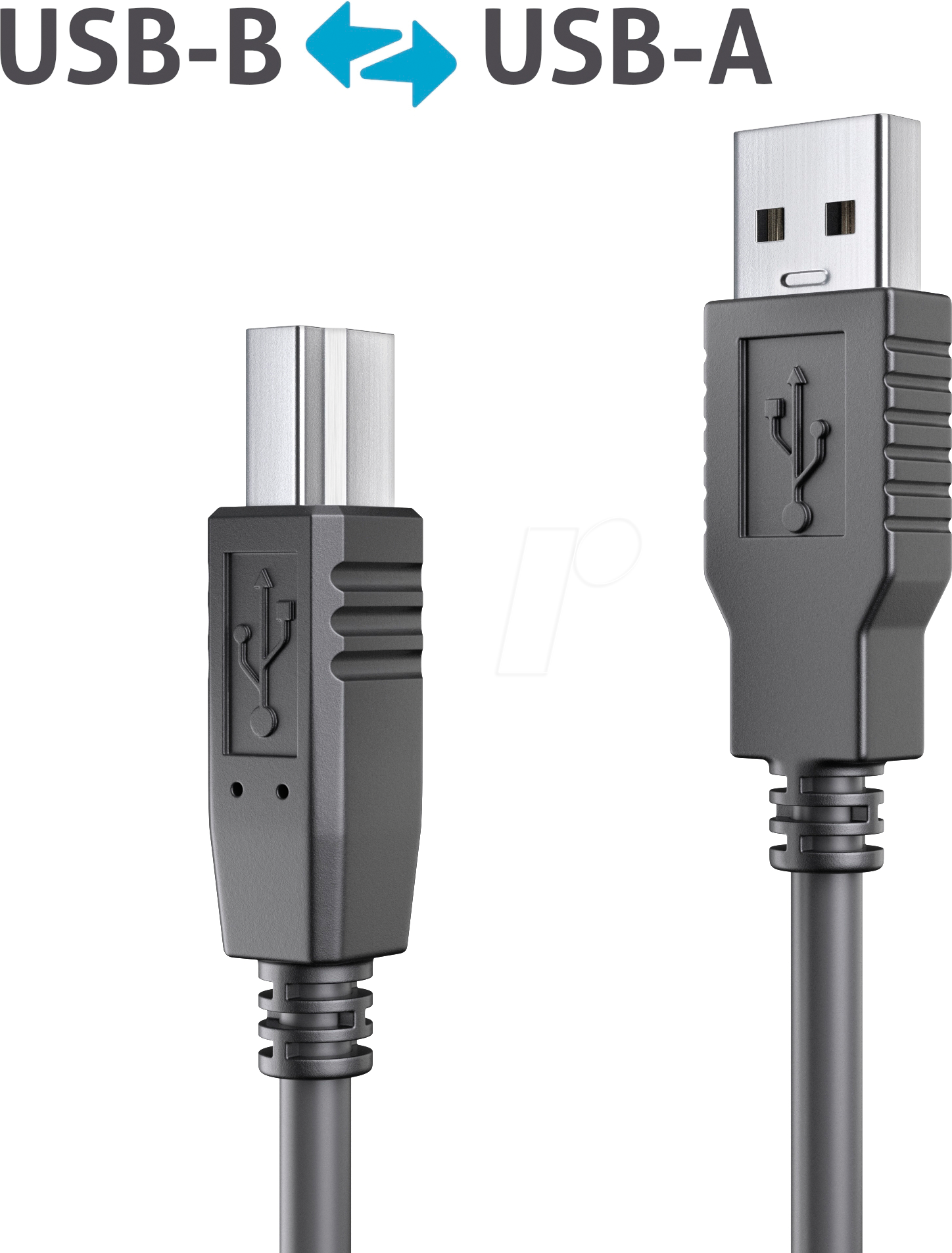 PURE DS3000-100 - Aktives USB 5 Gb/s-Kabel, A-Stecker > B-Stecker, 10 m