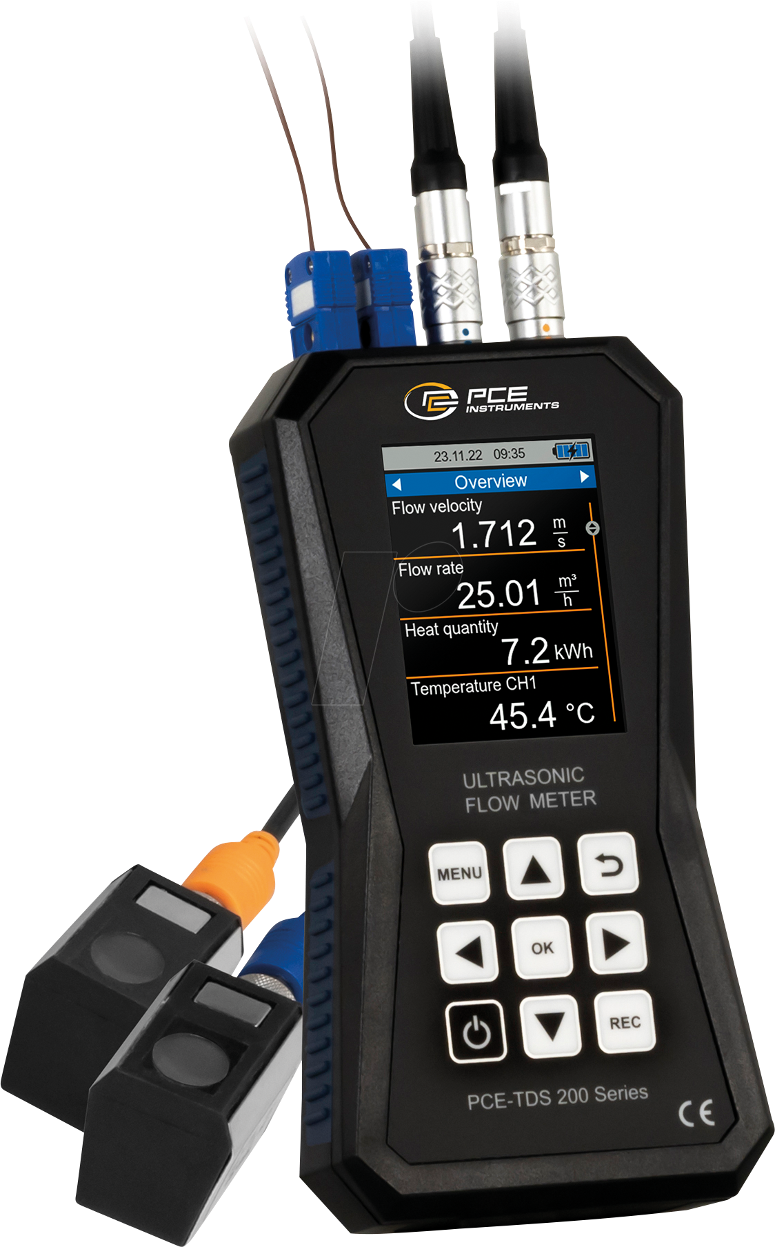 PCE TDS 200+ S - Ultraschall-Durchflussmessgerät PCE-TDS 200+ S