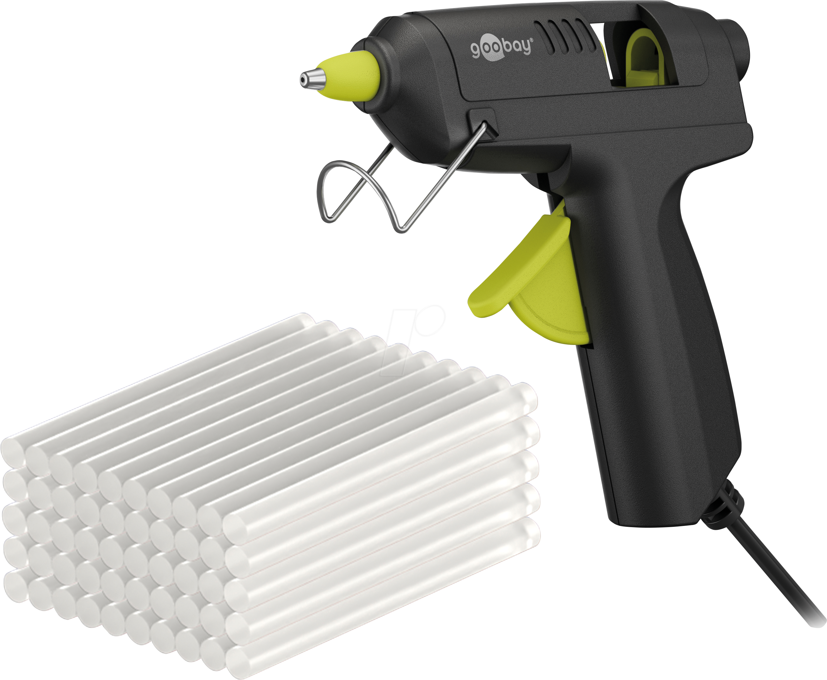 GOOBAY 77825 - Heißklebepistole, 20 W, Advanced, Ø 7 mm, inkl. 50 Klebesticks
