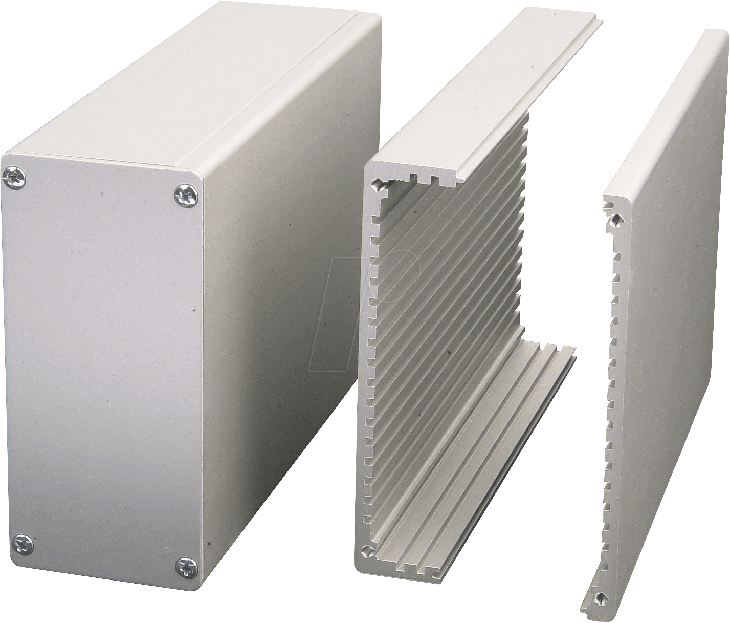 KOH-1160 - Alu-Gehäusehalbschale, 160 x 105 x 16,9 mm