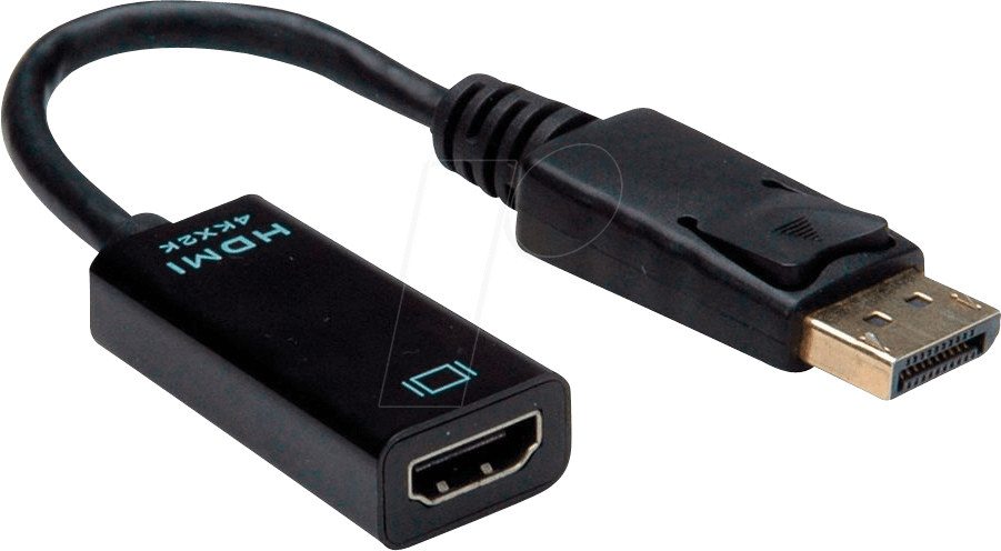 Thumbnail - VALUE 12993139 - DisplayPort Adapter, DP Stecker auf HDMI Buchse