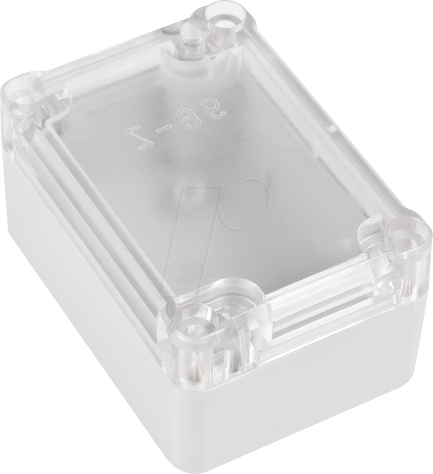 4U63070504437 - Industriegehäuse, 70 x 50 x 37 mm, IP65, lichtgrau