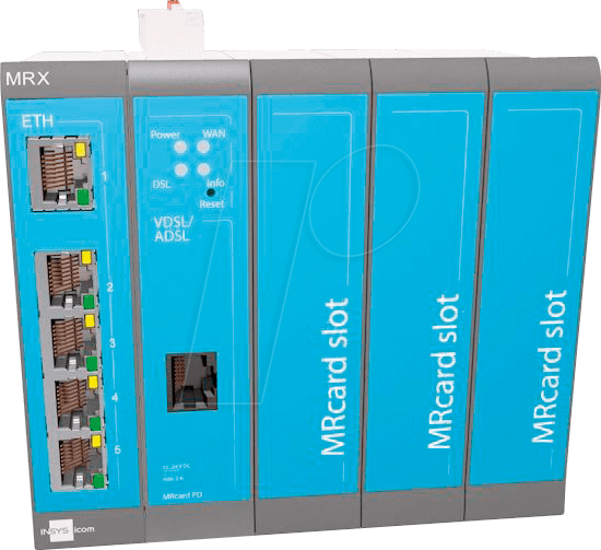 INSYS 10019786 - Router, VDSL2/ADSL/2/2+ (Annex-A), modular