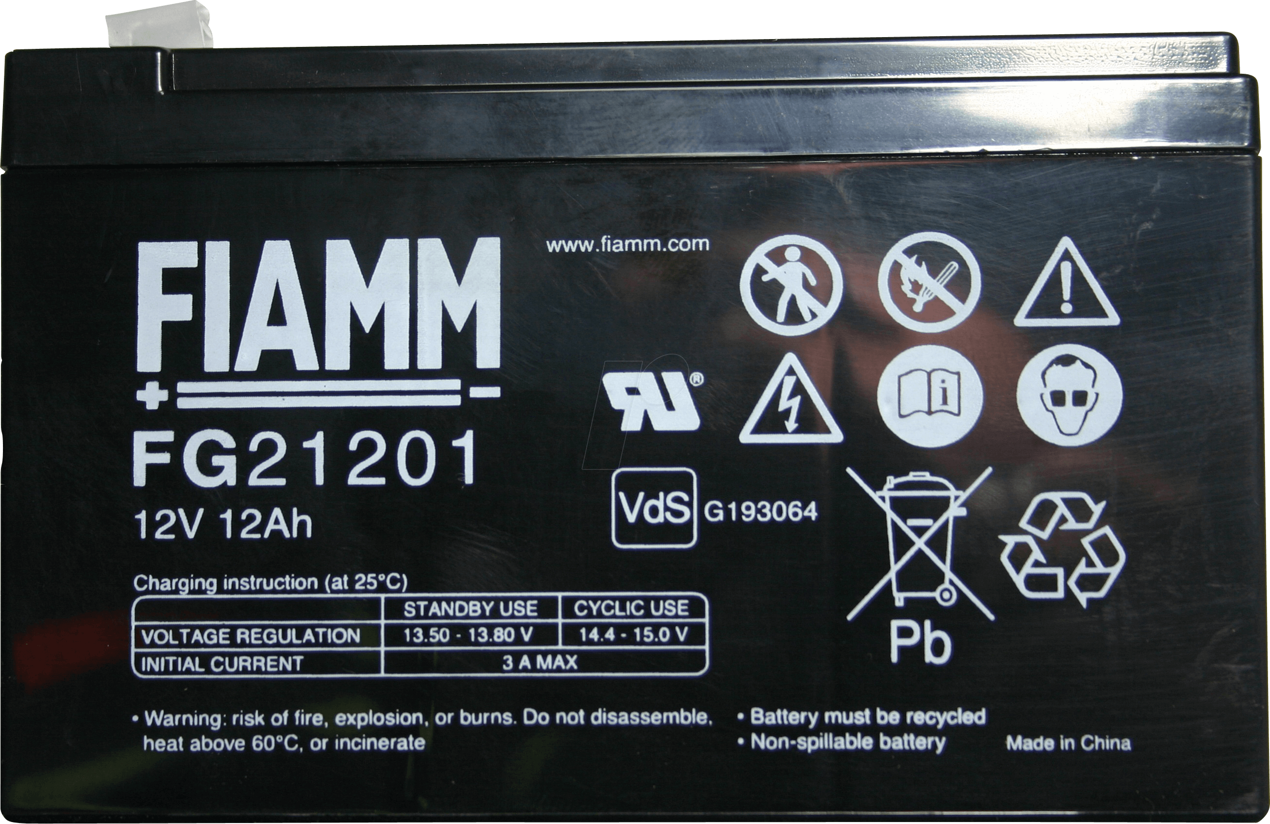 FI FG 12-12-4,8 - Blei-Vlies-Akku, 12 V, 12,0 Ah