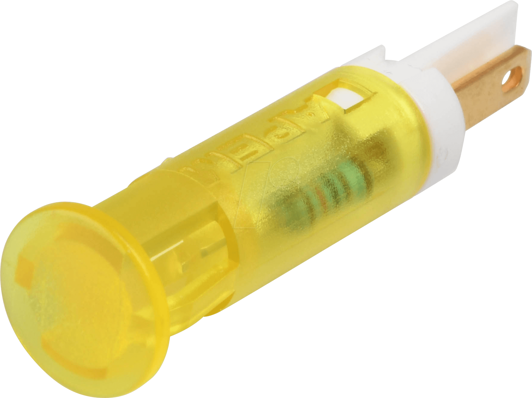 Thumbnail - APM QS81 Y24 - LED-Signalleuchte, gelb, 24 V, Ø 8 mm, rund, FASTON