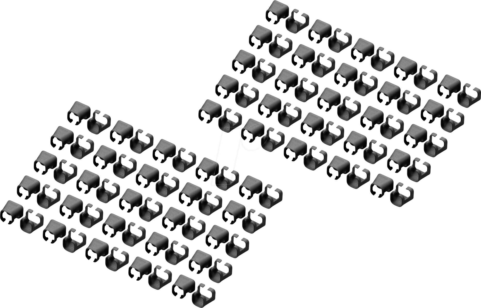 Thumbnail - DIGI A-CC-BL - Farbclips für Patchkabel, schwarz, 100 Stück