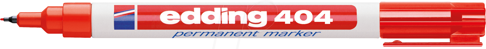 EDDING 404RT - Permanent Marker, 0,75 mm, rot