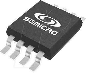 SGM8522XS/TR - 2-fach Rail-to-Rail-OP, 2,1..5,5 V, 0,15 MHz, 0,05 V/µs, SO-8