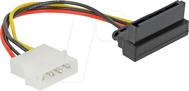 DELOCK 60104 - Delock Kabel Power SATA HDD > 4 Pin Stecker - gewinkelt