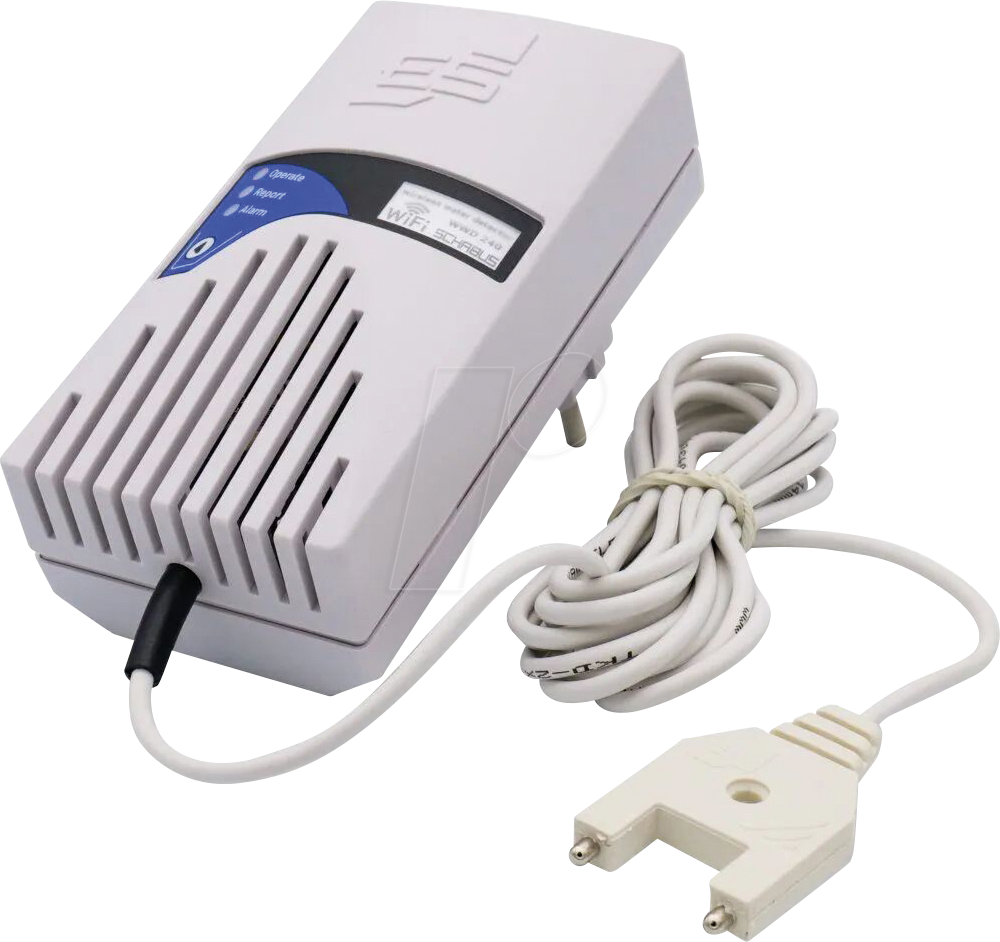 SCHABUS 500240 - Smart Wassermelder mit Bodensensor