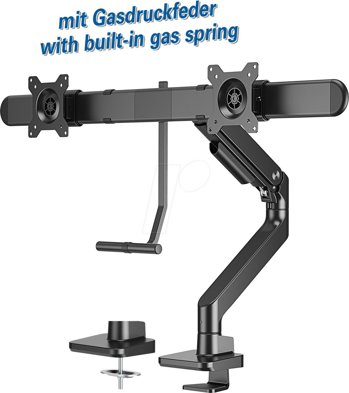 MYW HL59L - Monitor Halter, 2 Displays, 17'' - 32'', Tischmontage