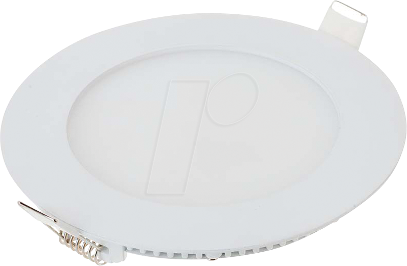 VT-214855 - LED-Einbauleuchte, 6 W, 490 lm, 4000 K, weiß, rund