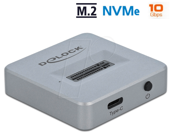 Thumbnail - DELOCK 64000 - Docking Station M.2 NVMe PCIe SSD, USB 3.1