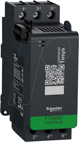 TPRPM009 - Direktstarter 9 A 4 kW, TeSys island Analyse Lastabgang