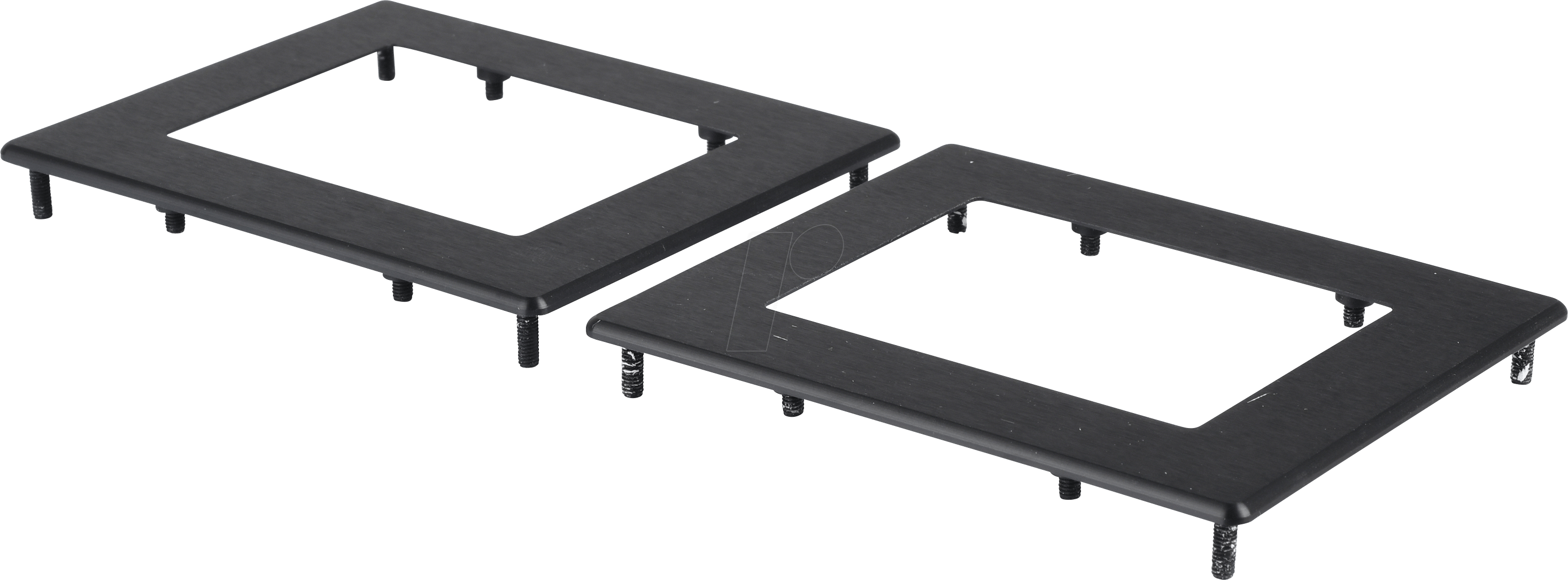 EA 0FP322-32SW - Einbaublende für eDIPTFT3.2, Alu, schwarz eloxiert