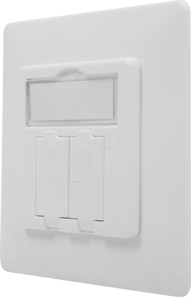 DIGITUS DN-93831 - Leerdose mit Frontplatte für 2x Keystone Module