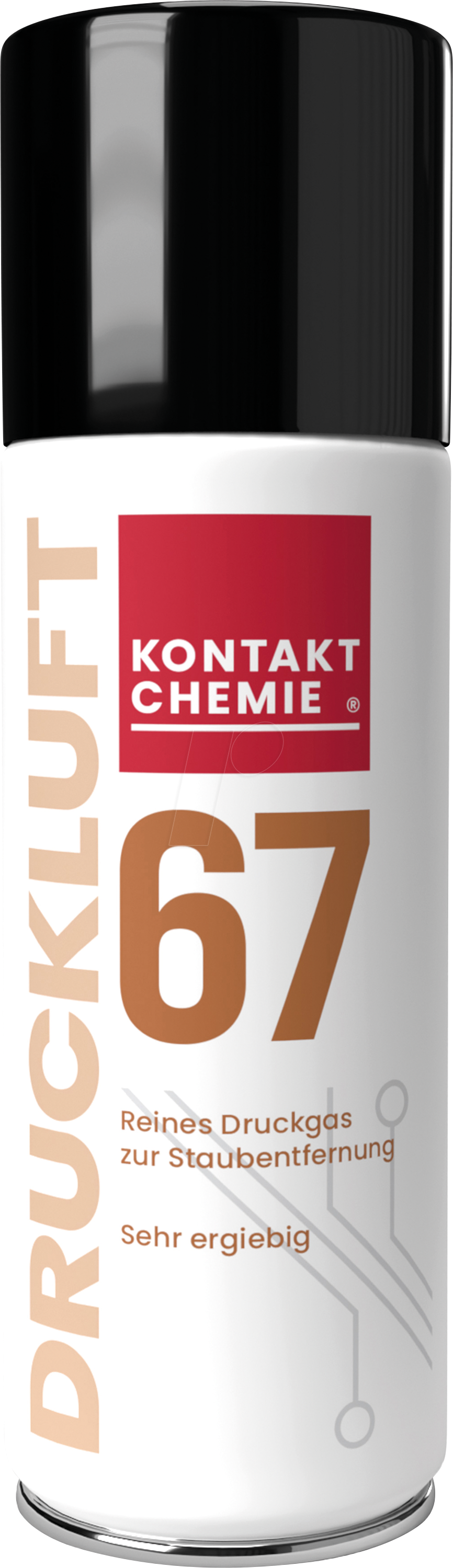 KONTAKT 33163-DE - Druckluftspray, Druckluft 67, 200 ml, Dekra geprüft