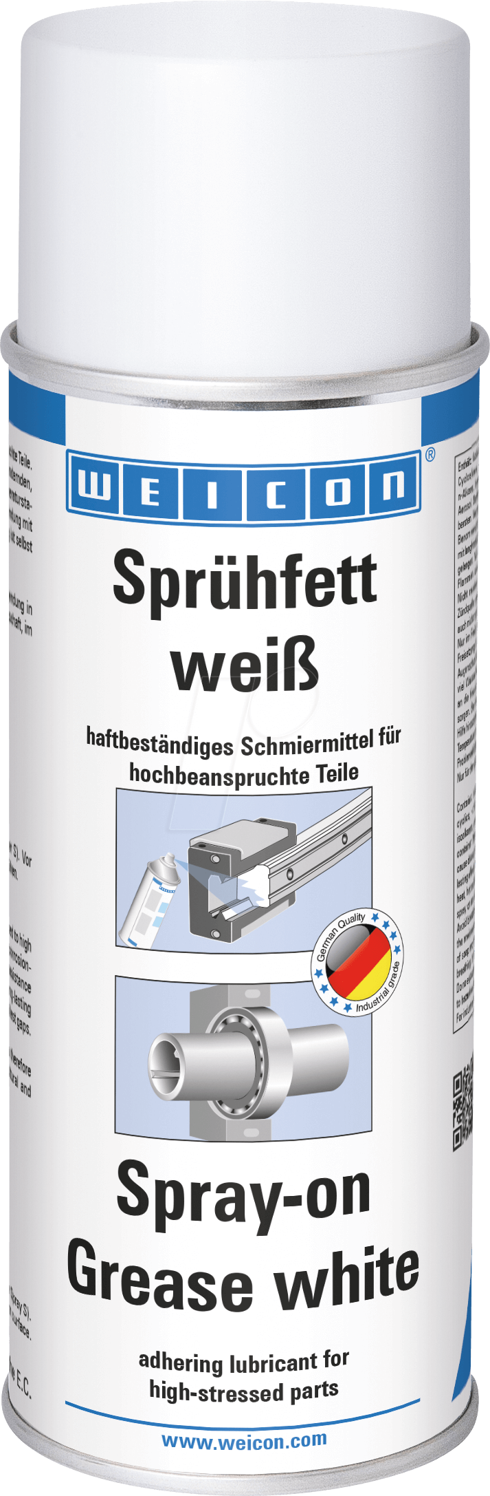 WEICON 11520400 - Sprühfett, weiß, 400 ml