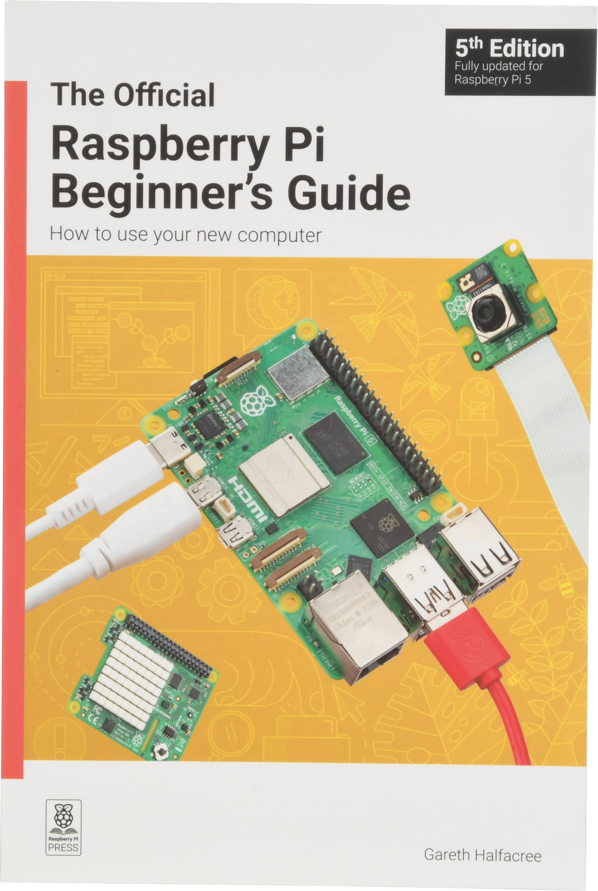 RPI 5TH GUIDE EN - Raspberry Pi - Buch, Offizielles Handbuch für Anfänger, EN