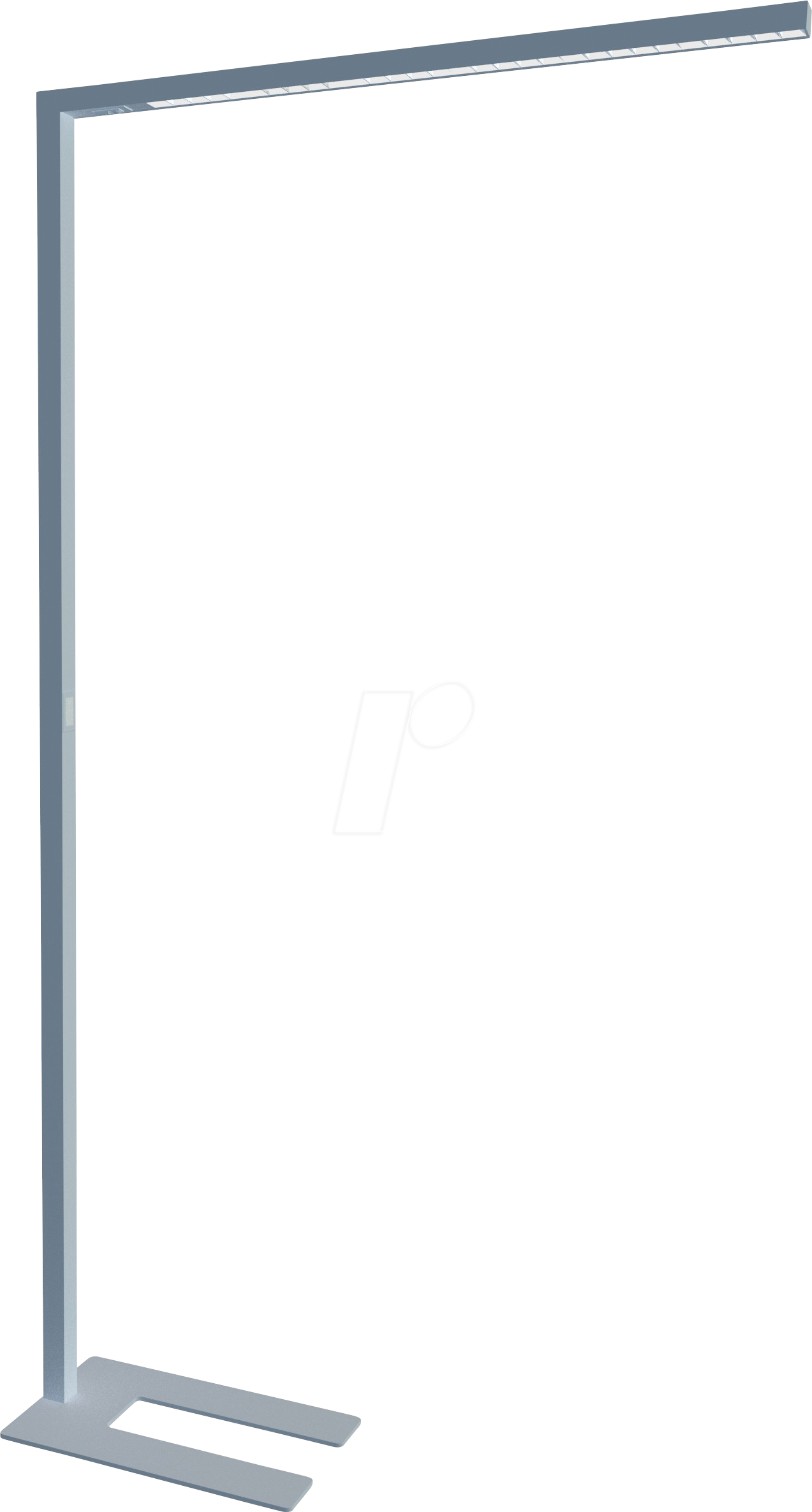 HEIT LL-510002 - LED-Stehleuchte, 60 W, 7500 lm, 4000 K, dimmbar, silber