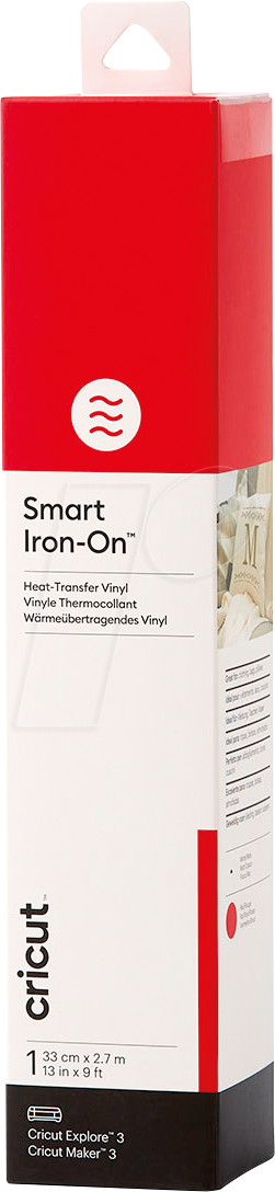CRICUT 2008692 - Smart Iron-on 330 mm x 2730 mm, rot