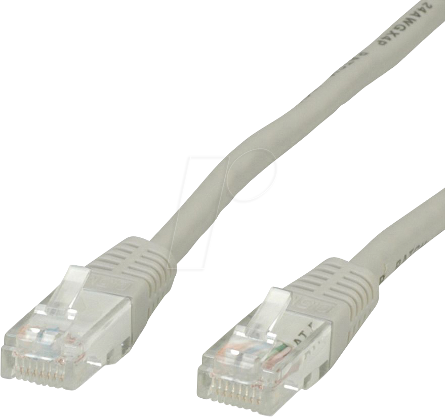 Thumbnail - VALUE 21990900 - Patchkabel Cat.6, UTP, grau, 0,5 m