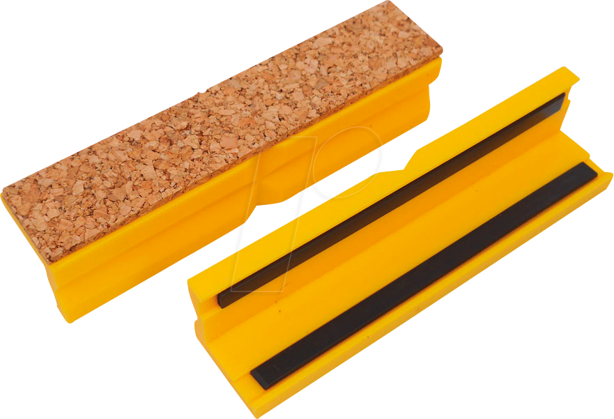 BERN 9 900 S4125 - Schonbacken für Schraubstöcke, Kork/Kunststoff, 125 mm, 1 Paar