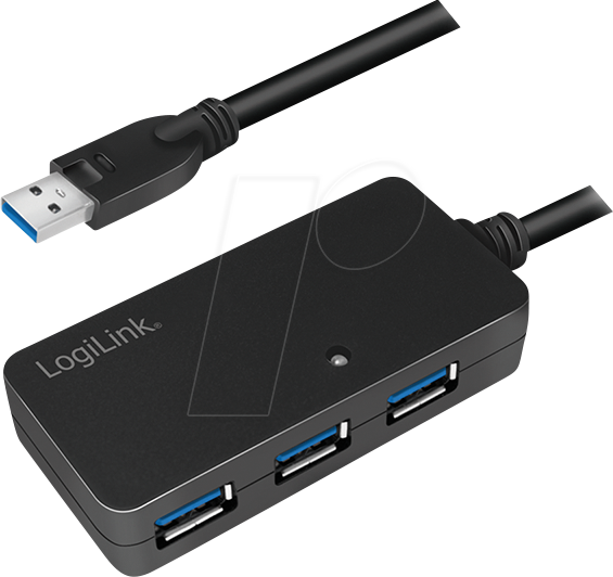 LOGILINK UA0262 - USB 3.0 Hub, 4 Port, Verstärker, 10 m