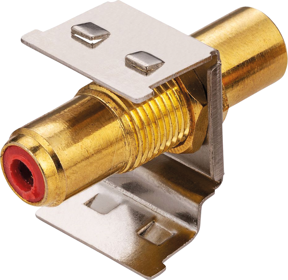 Thumbnail - ROLINE 26110393 - RCA-Keystone-Kupplung, Metall, rot