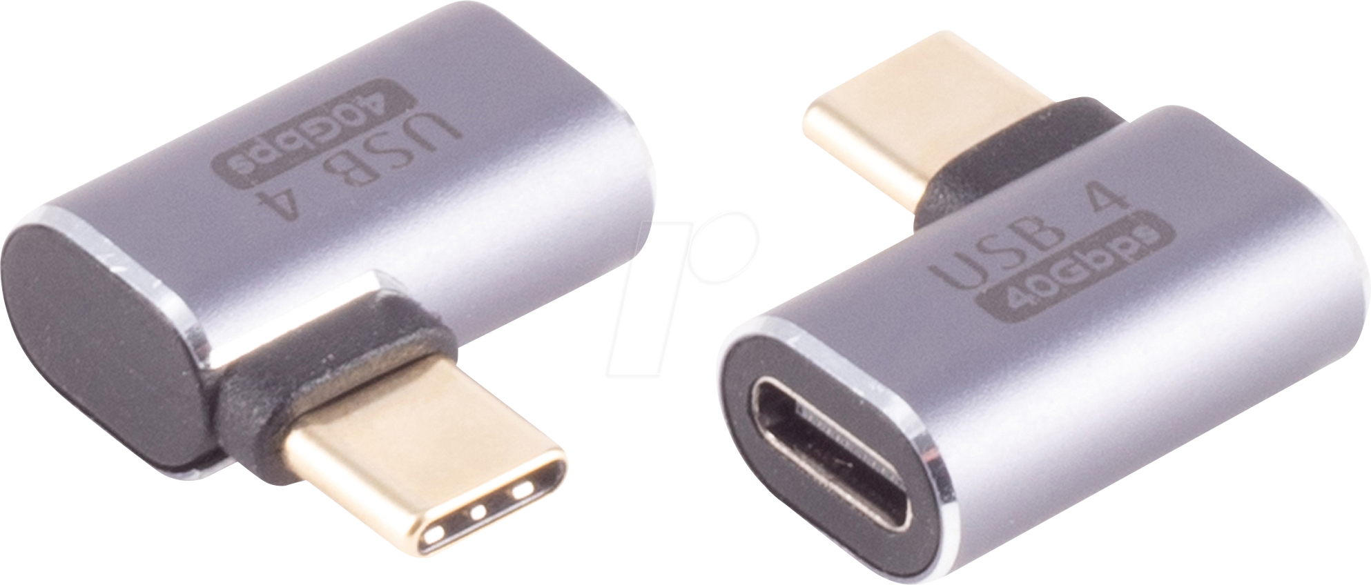 SHVP BS14-05035 - Adapter USB 4.0 C Stecker > Buchse, 90° Winkel l/r