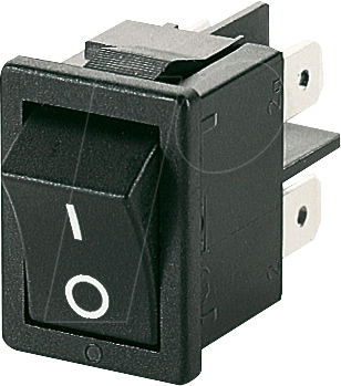 WIPPE 1858.1103 - Wippschalter, 2x Aus, schwarz, I-O