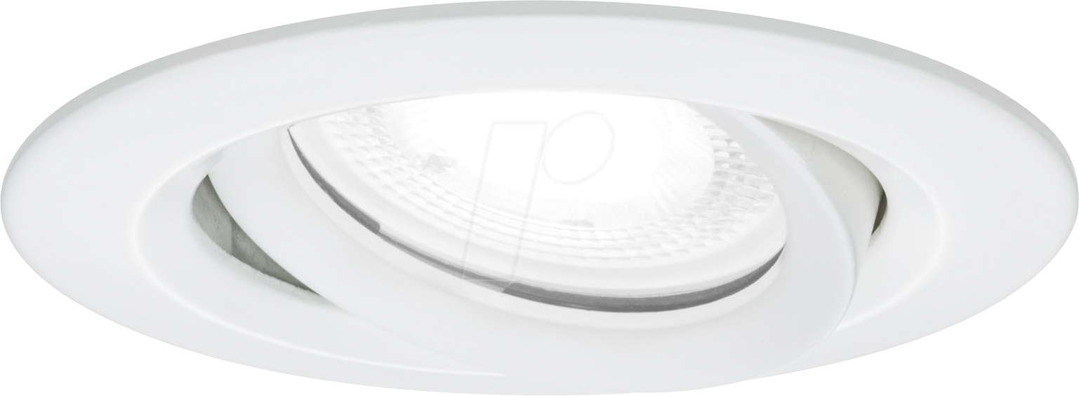 PLM 93672 - Einbauleuchte Nova Plus, GU10, 6 W, 4000 K, 30°, rund, weiß