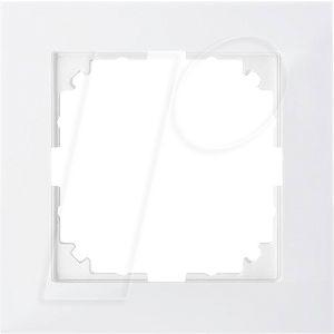 EL MPU 4010-3619 - M-PURE, Rahmen, 1-fach, polarweiß, glänzend
