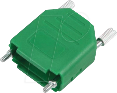 MHDPPK9-G-K - D-Sub Kappe, 9-polig, gerade, grün