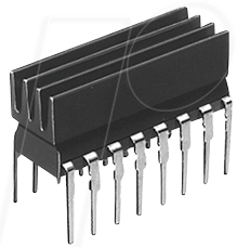 ICK 20 L - Kühlkörper 6,3 x 4,8 x 25 mm, für DIL - IC