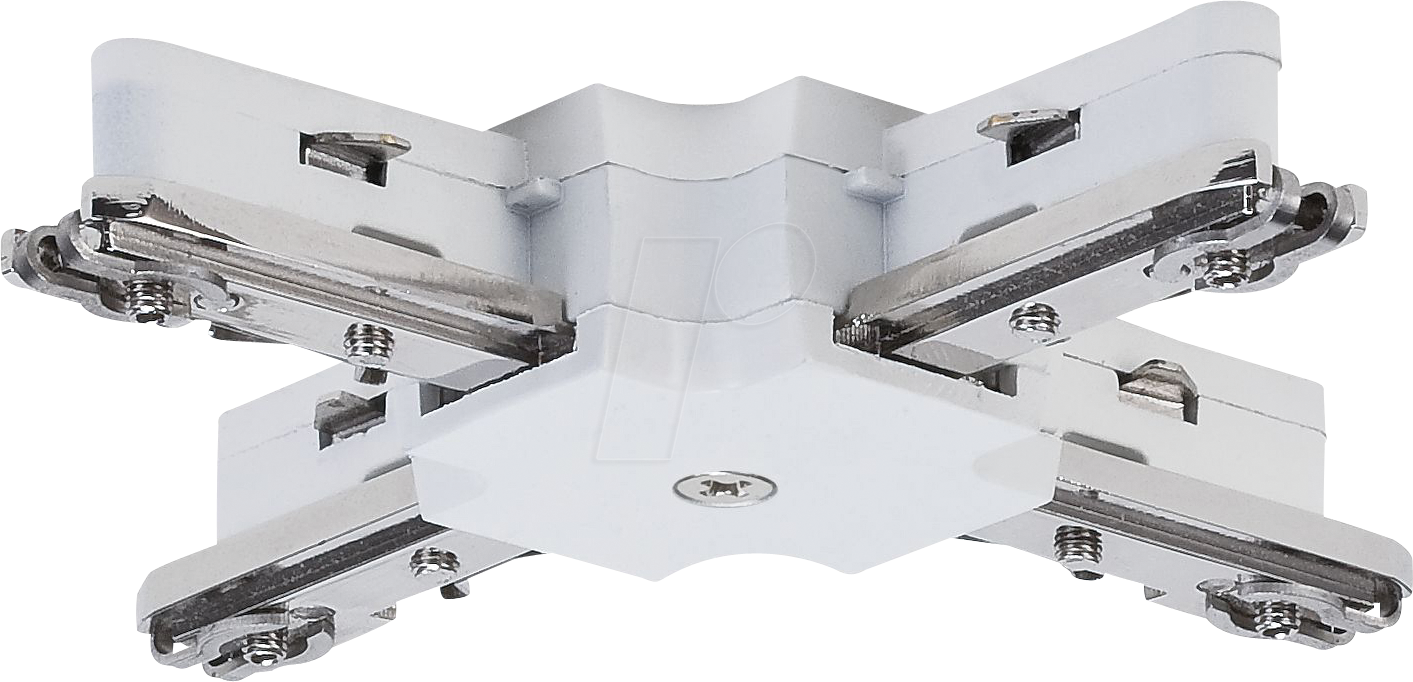 Thumbnail - PLM 97687 - URail Verbinder X-Stück, 104x104 mm, max. 1.000 W, weiß