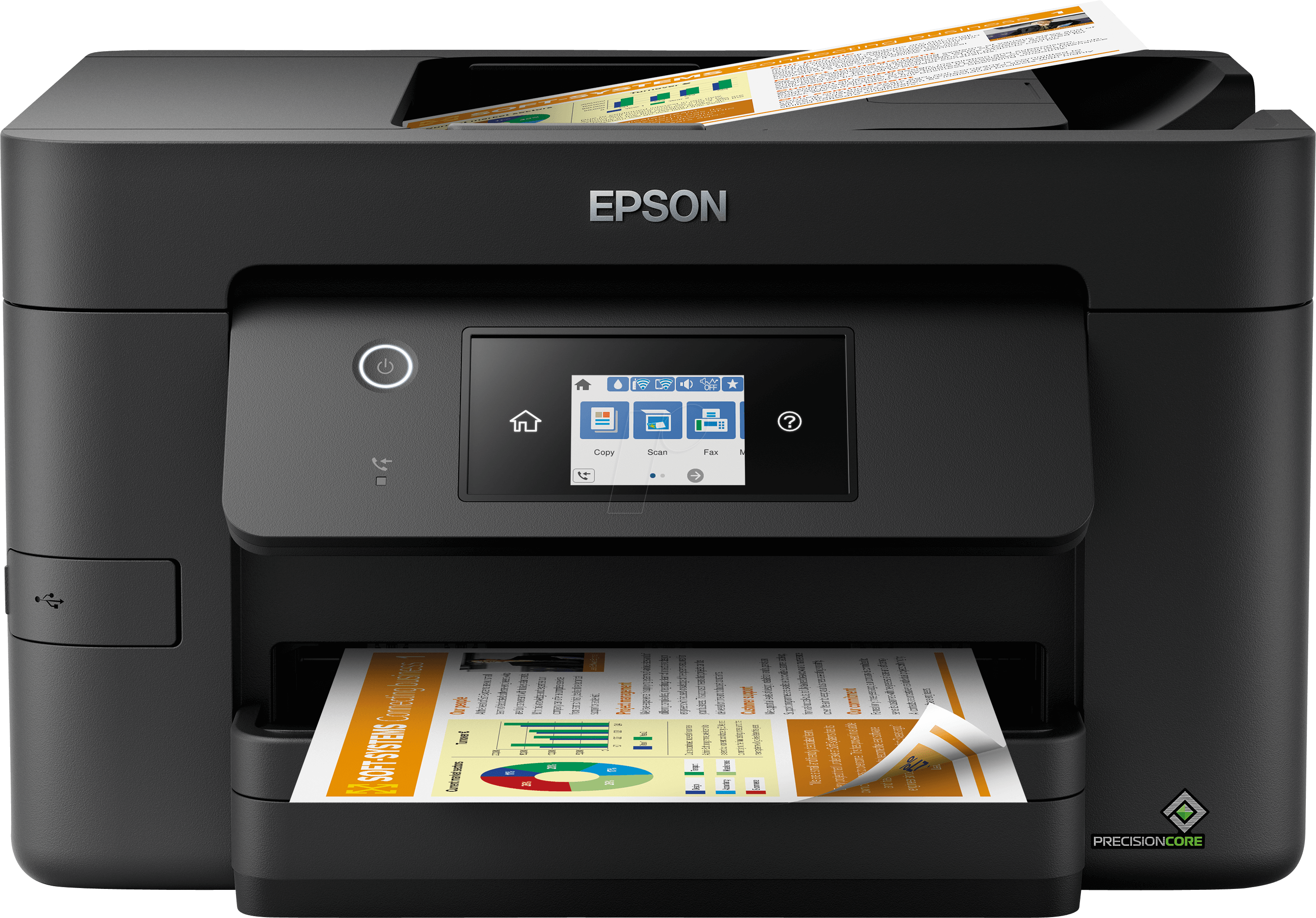 Thumbnail - EPSON WF3820DWF - Drucker, Tinte, 4i 1, WLAN, LAN, Duplex, inkl. UHG
