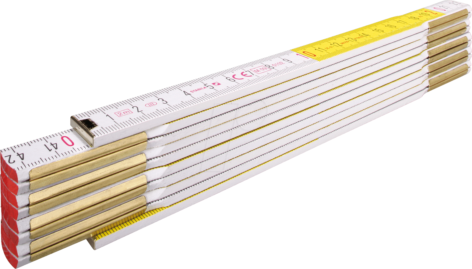 STABILA 01128 - Gliedermaßstab, Zollstock, 2000 mm